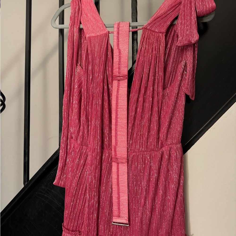 Sabina Musayev Shimmering Pink Maxi Dress - Picture 11 of 12